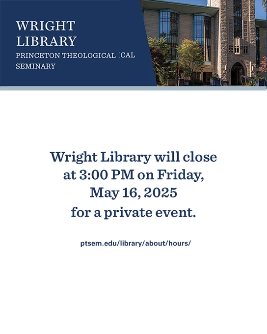 graphic includes the text from this post and a photo of Wright Library