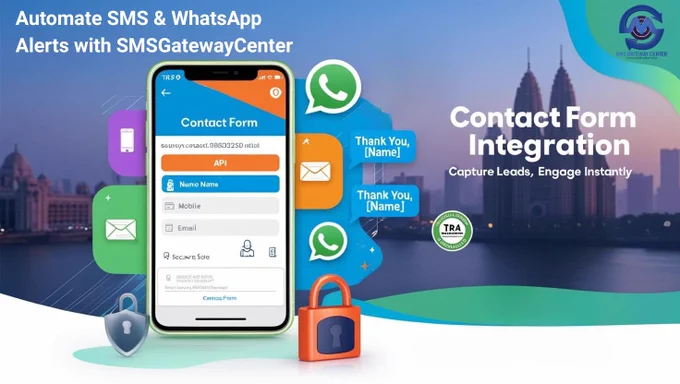 Automate your SMS & WhatsApp alerts with SMS Gateway Center!