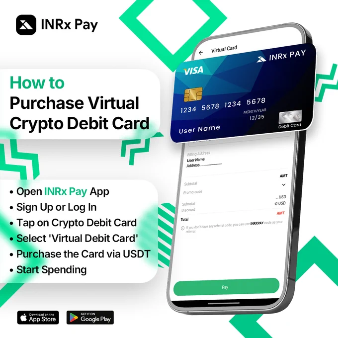 INRx Pay Crypto UPI App