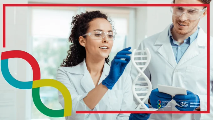 People in lab coats.