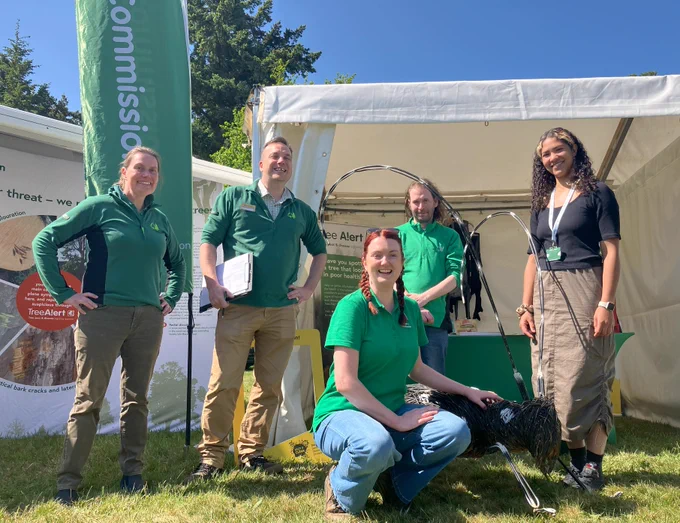 Forestry Commission and Forest Research staff at the Arb Show 2025.