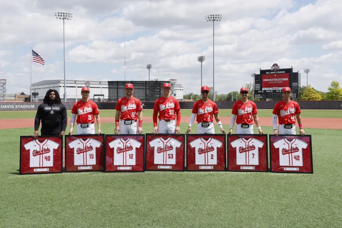 Jaylen Jones, Will Carpenter, Ryan Miller, Spencer Hill, Trey Lipsey, Nick Giamarusti and Tyler Pettorini