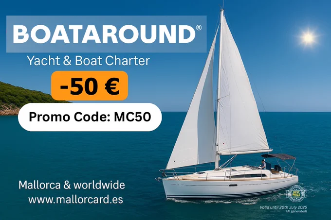 Boataround Promo Code discount Yacht Charter boat charter mallorca