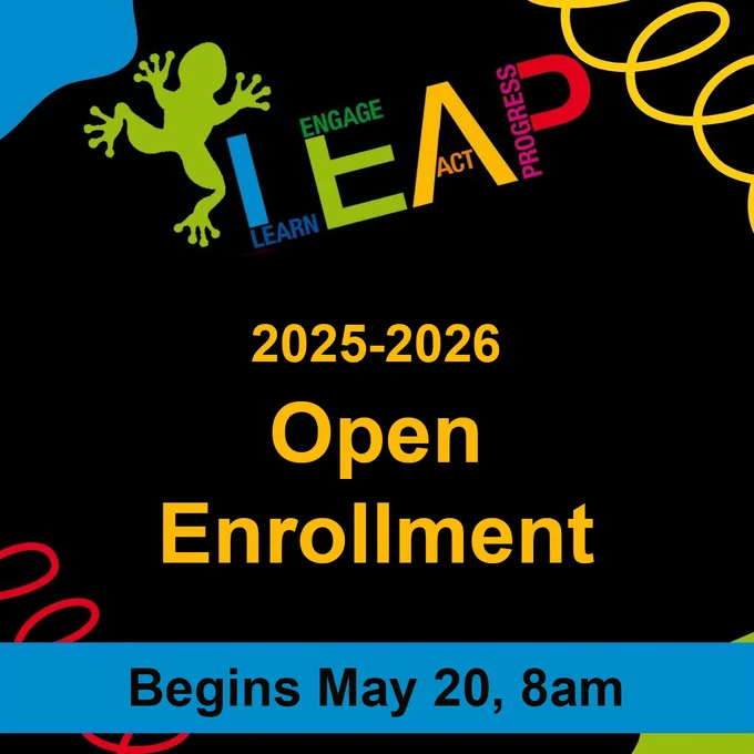 Leap Afterschool Open Enrollment begins May 20th, 8:00 am, at ddtwo.org.