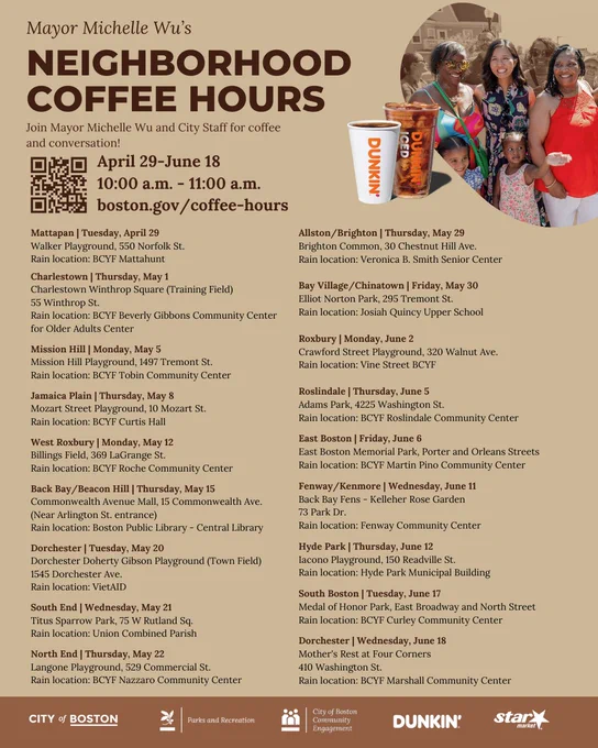 Neighborhood Coffee Hours