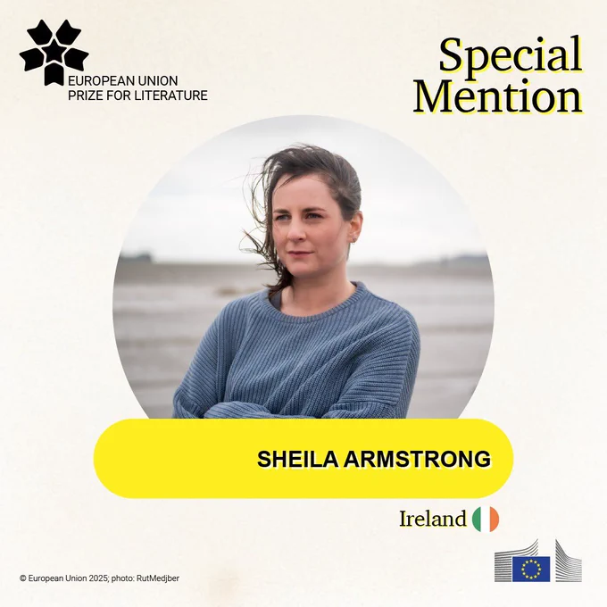 EUPL Special Mention for Irish author, Sheila Armstrong (pictured).