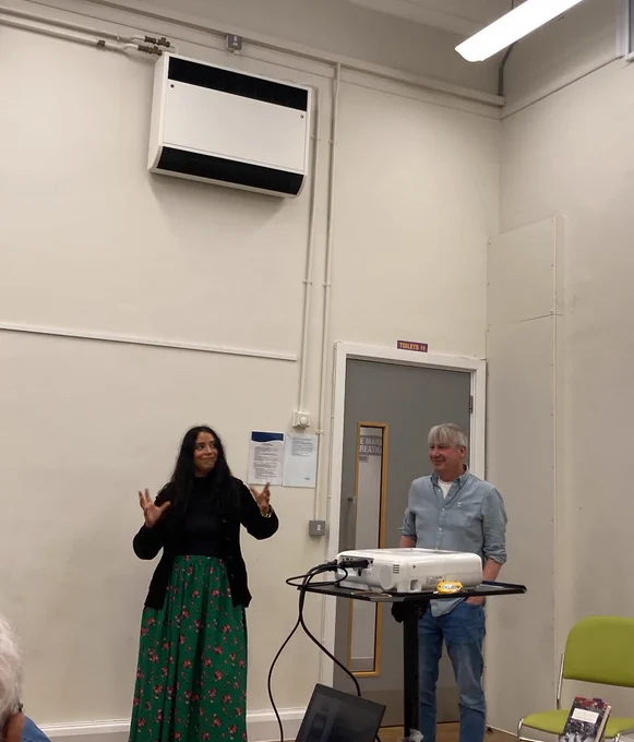 Me presenting
