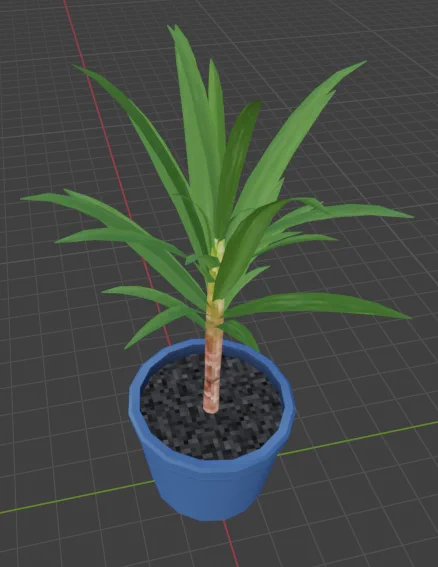 Lowpoly plant