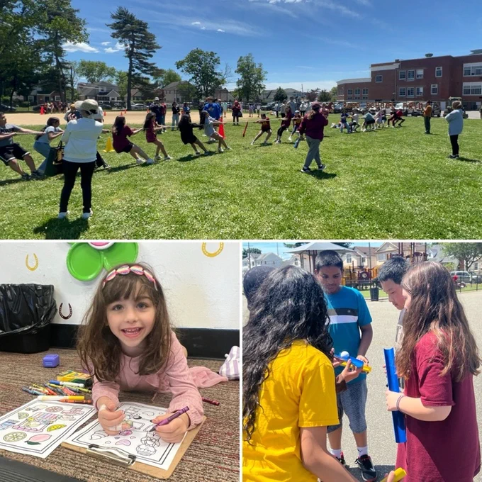 kids enjoying field day