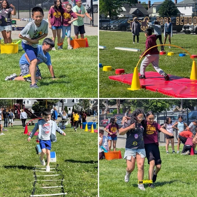 kids enjoying field day