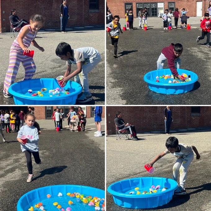 kids enjoying field day