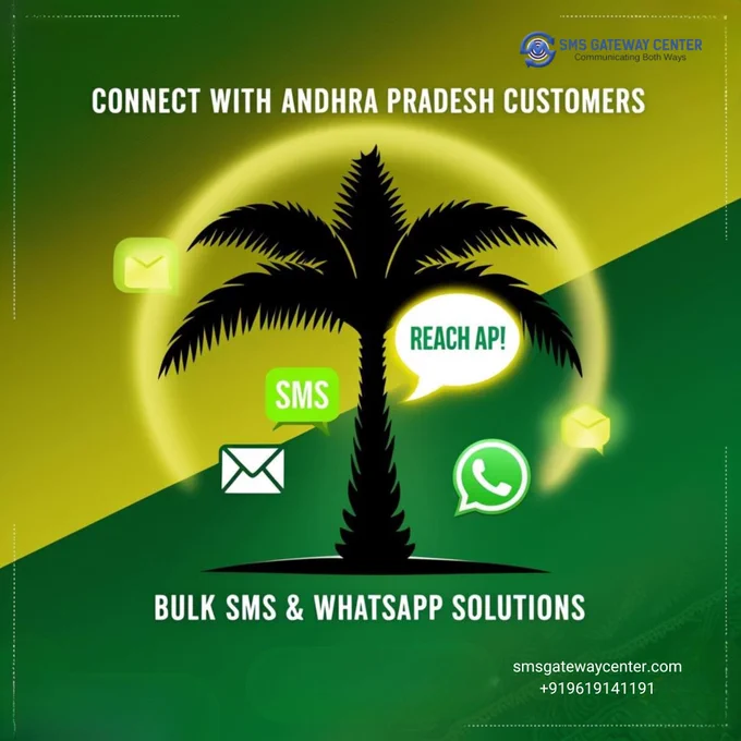 Expand your reach in Andhra Pradesh with SMS Gateway Center!