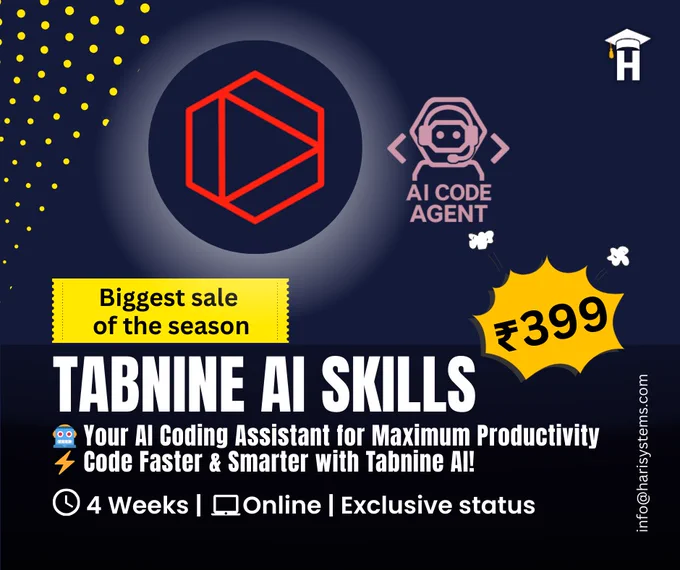 Mastering Tabnine AI for Efficient Code Development
https://www.udemy.com/course/mastering-tabnine-ai-for-efficient-code-development/?referralCode=0E3EB64729C8194B51B9
#tabnine #ai #sale #TabnineAI #CodeWithAI #DeveloperTools #AIForCoders #BoostProductivity #SmartCoding