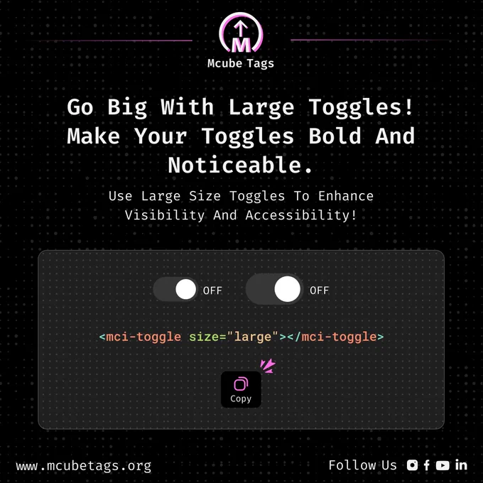 A toggle switch rendered with size="large" to show a bold, prominent UI toggle.