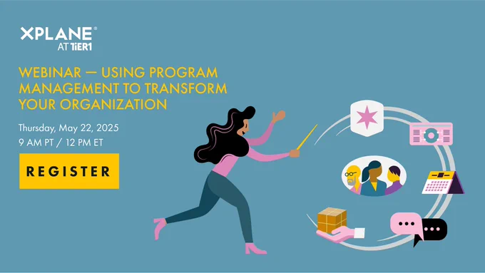 Upcoming webinar on using program management to transform your organization