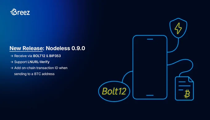 The Breez SDK - Nodeless can now receive via BOLT 12.