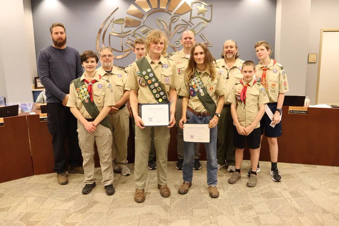 Eagle Scouts!