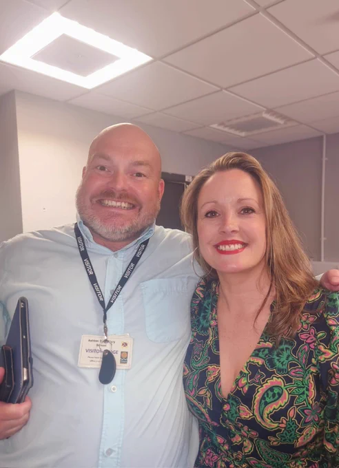 Me and Gareth Morewood 😊