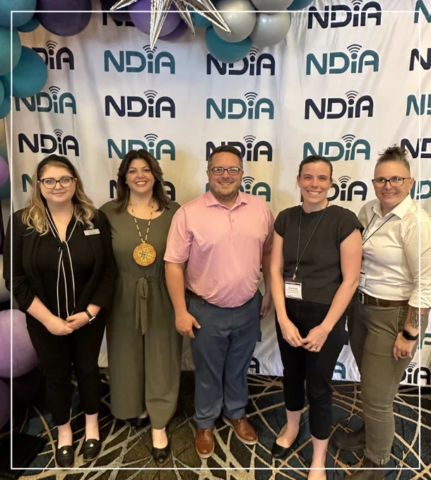 Group photo of Ashley Smith, Samantha Schartman, Adam Lewis, Annie Stroud, Shannon Millsaps