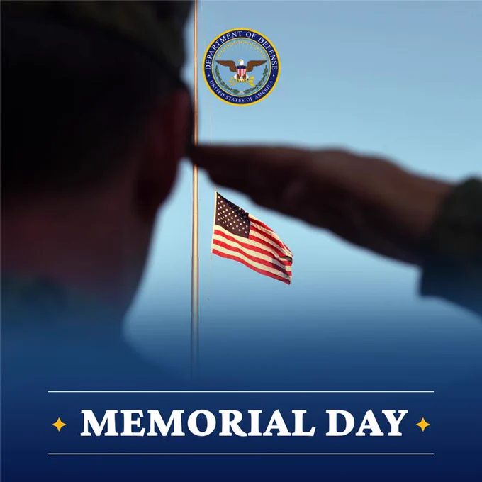 Memorial Day graphic.