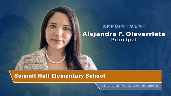 Alejandra F. Olavarrieta, principal, Summit Hall Elementary School