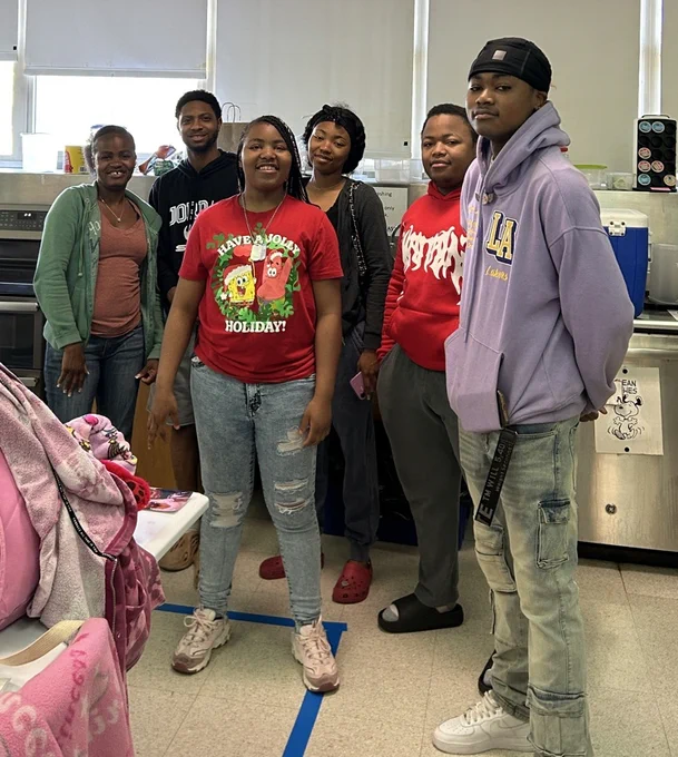 Student with family 