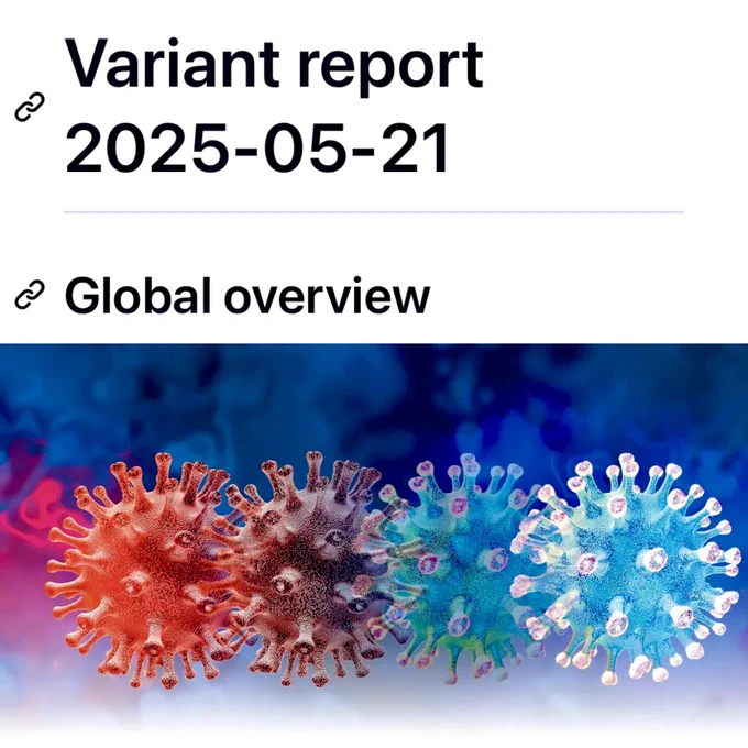 Variant report 2025-05-21
• Global overview