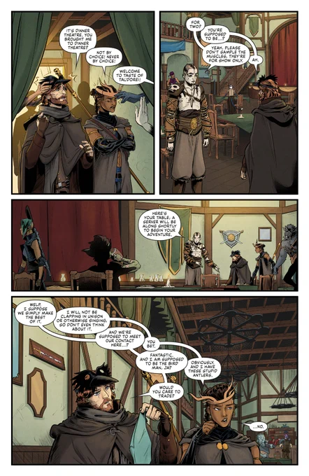 Page from the Free Comic Book Day 2025 (General) Critical Role story