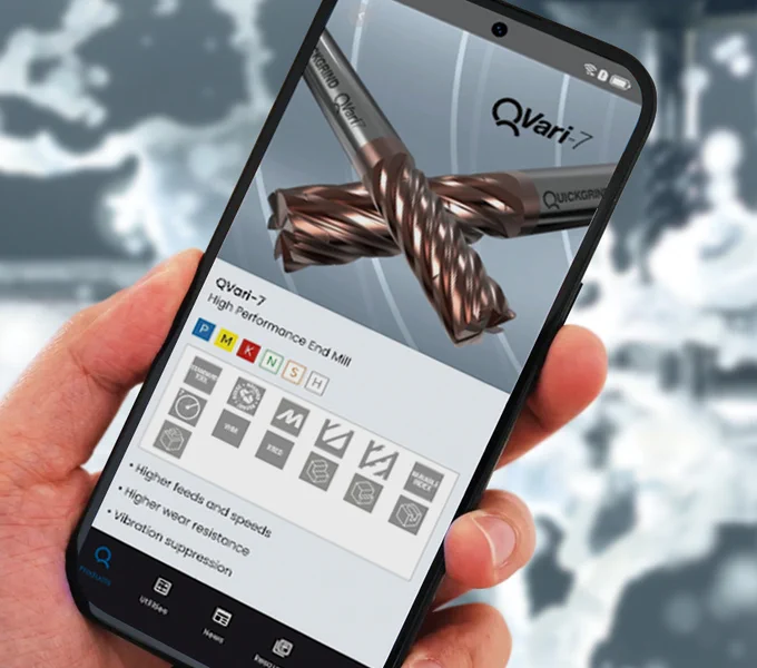 Quickgrind's iOS and Android App