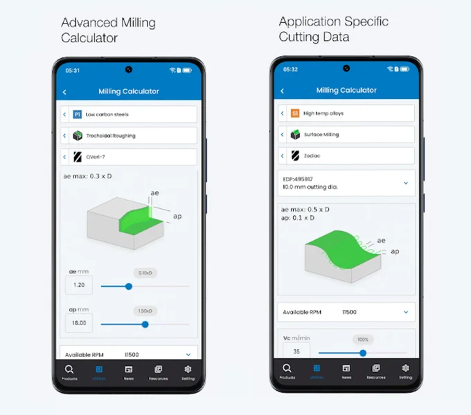 Quickgrind's iOS and Android App
