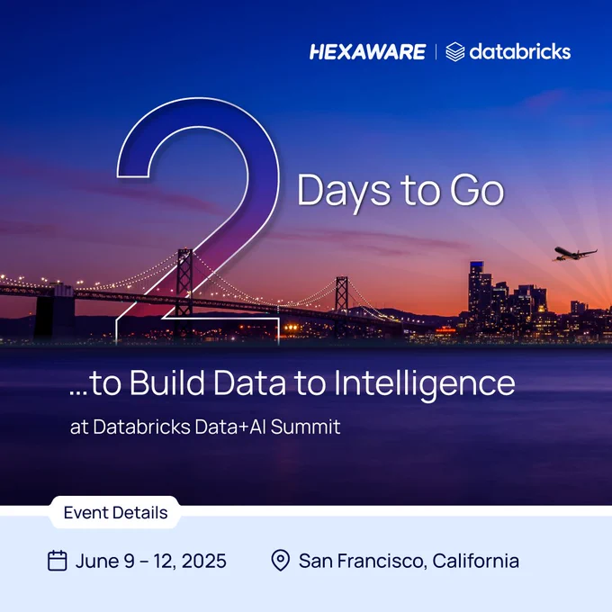 Hexaware at Databricks Summit: Two Days to Go 