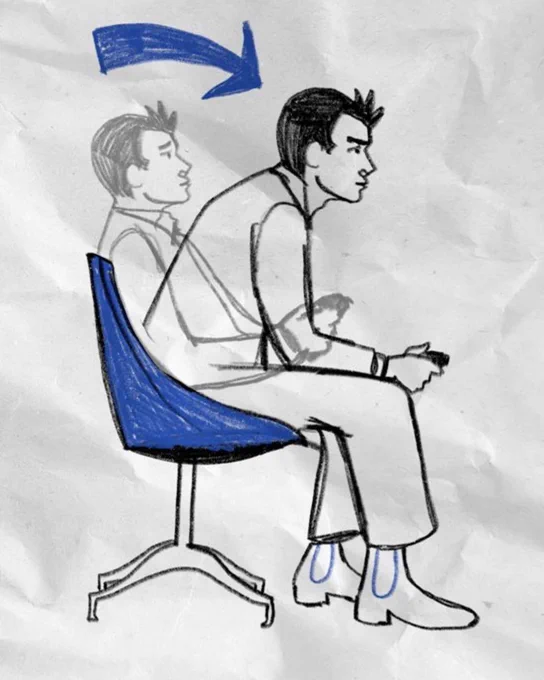 Meme of guy leaning forward while playing video games