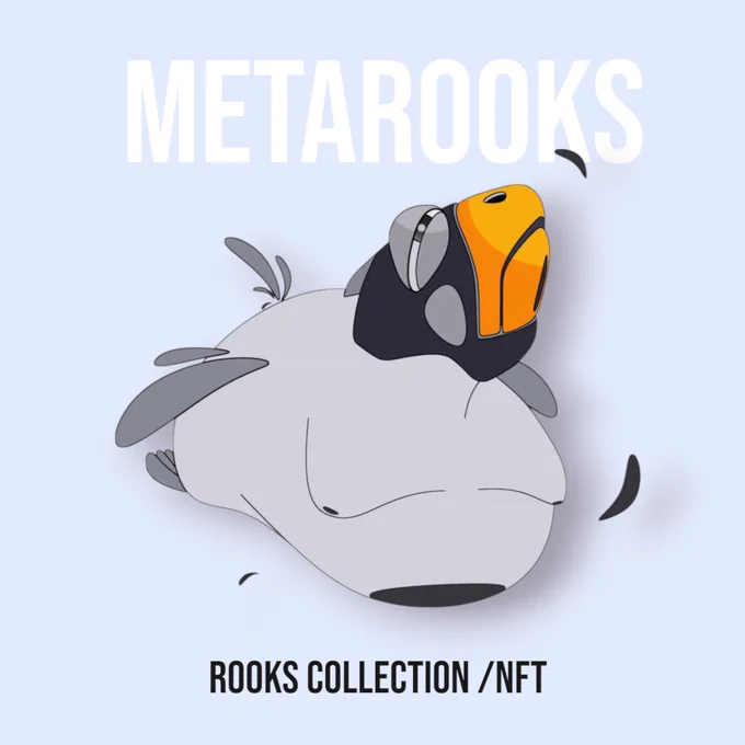 Our chubby and adorable crow (Rooks) is flying high with tiny wings and big ambition in the skies of the MetaRooks metaverse!
He's about to take on a fun and unexpected role in this digital world.
🪶✨ Sometimes, being unique just means being yourself.

#MetaRooks
#Metaverse
#FunnyCrow
#NFTart
#digitalnft
#NFTCollection
#CuteNFT
#NFTCharacters 