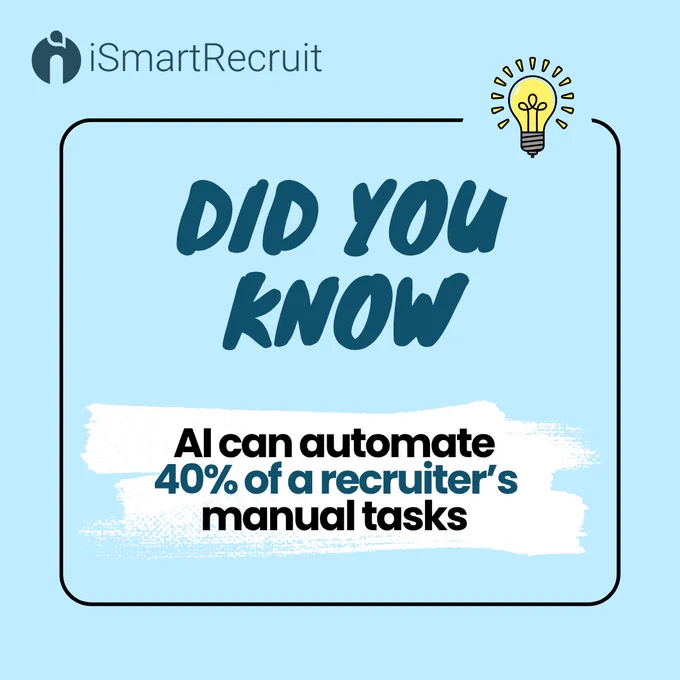 #AIRecruitment #SmartHiring #HRTech #RecruitmentInnovation #FutureOfWork #iSmartRecruit
