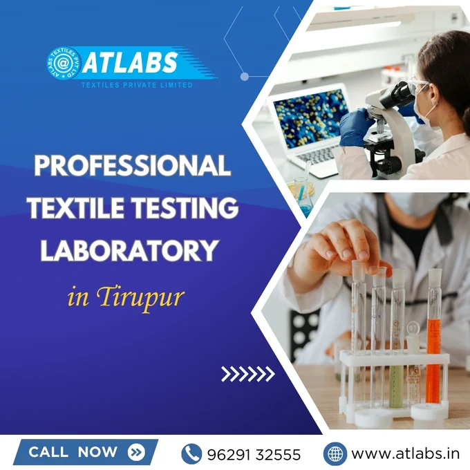 📱 Call: 96291 32555
🌐 Visit: www.atlabs.in
#ReliableTesting #ATLABS #TextileTesting #QualityAssurance #TirupurTextiles #TextileLaboratory #FabricTesting #TextileIndustry #QualityControl 