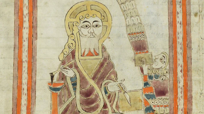 An illustration from a manuscript