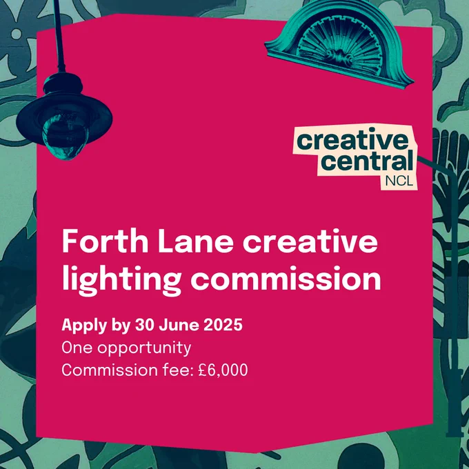 Forth Lane creative lighting commission
Apply by 30 June
One opportunity
Commission fee: £6,000
