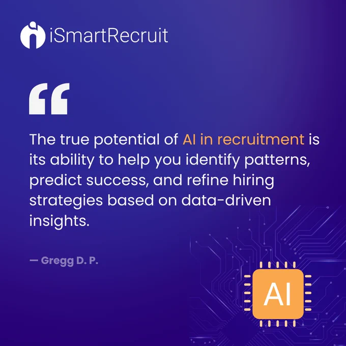 #AIInRecruitment #DataDrivenHiring #TalentAcquisition #RecruitmentInnovation #HRTech #FutureOfWork #SmarterHiring #iSmartRecruit