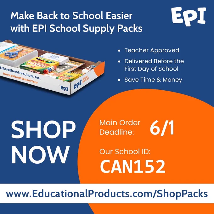 School Supplies 2025 graphic