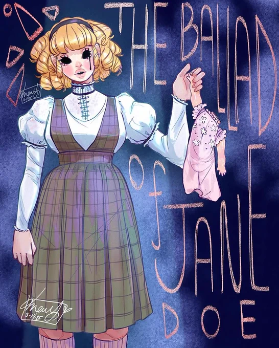 Jane Doe fanart by Marley Good @treepeeps_
Ride the Cyclone the musical