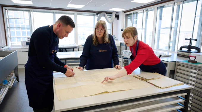 Our conservation team at work