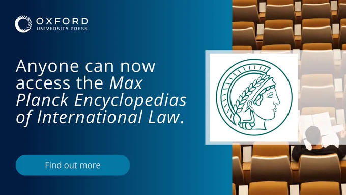 Anyone can now access the Max Planck Encyclopedias of International Law. Find out more.
