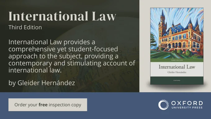 Order your inspection copy of International Law.
