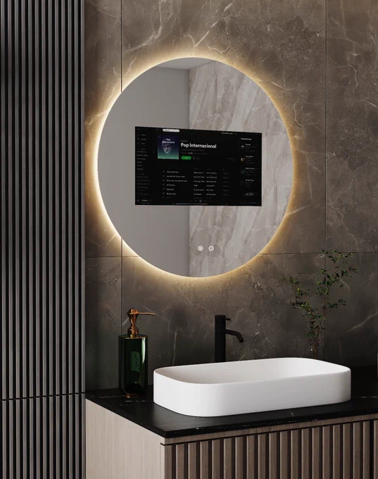 ¿Conoces el espejo inteligente de Decorbath? Disfruta de la última tecnología en tu baño, accede a tus aplicaciones favoritas y vincula tus dispositivos de aseo inteligentes.