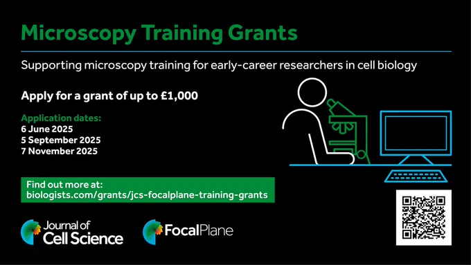 Microscopy Training Grants
Application dates:
6 June 2025
5 September 2025
7 November 2025