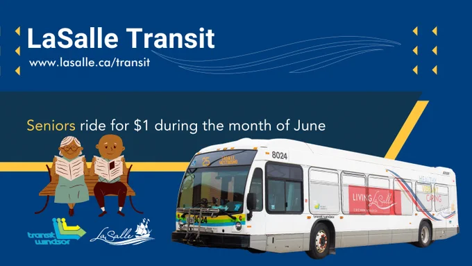 Seniors ride for $1 during month of June graphic
