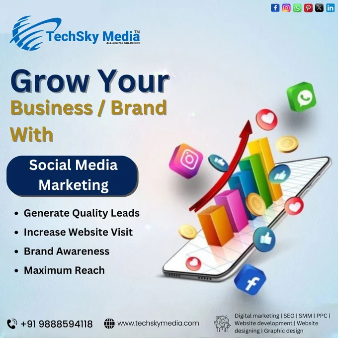 Grow Your Business/Brand with Social Media Marketing