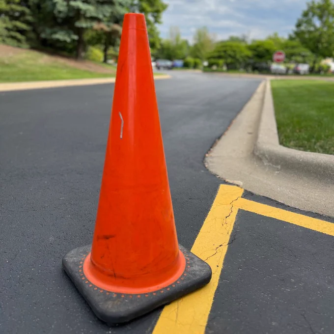 Image of a construction cone