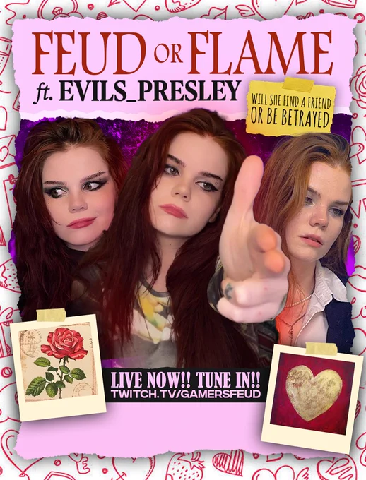 Feud or Flame ft Evils_Presley: Live Now. Twitch.Tv/GamersFeud