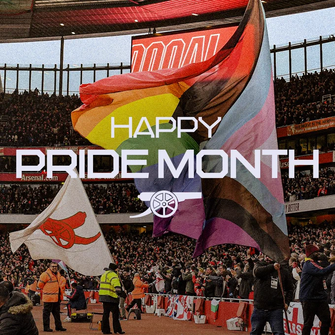 Happy Pride month to all Gooners celebrating ❤️ 